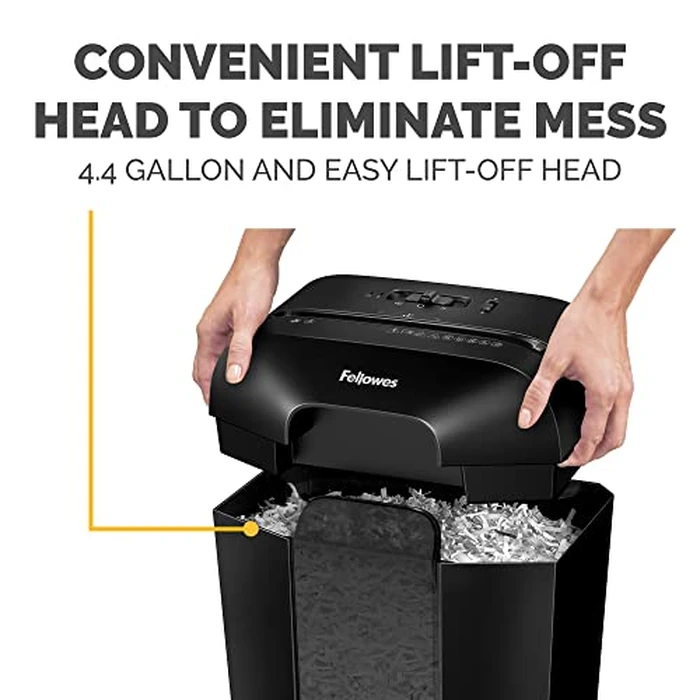 Fellowes LX41-DB 8-Sheet Micro-Cut Paper Shredder for Home Office by Fellowes - Image 6