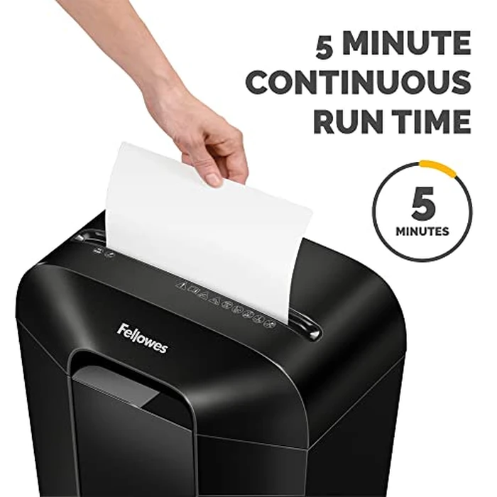 Fellowes LX41-DB 8-Sheet Micro-Cut Paper Shredder for Home Office by Fellowes - Image 7