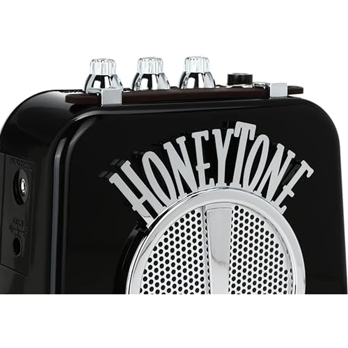 Danelectro Honeytone N-10 Guitar Mini Amp, Black with belt clip by Danelectro - Image 4