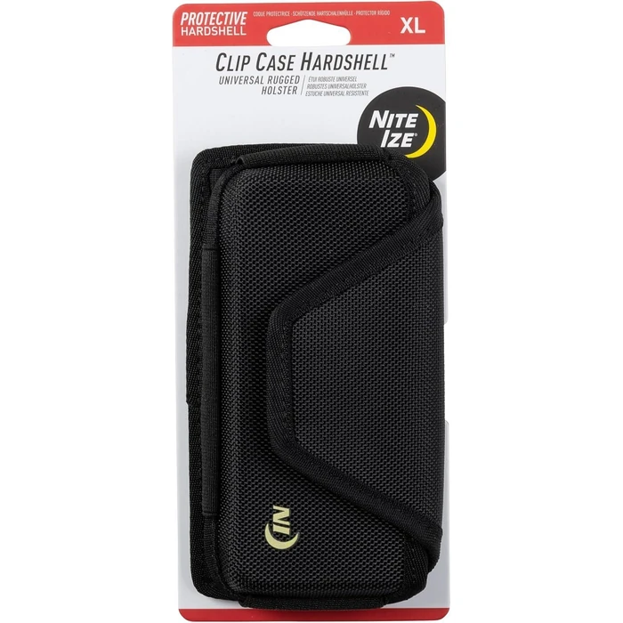 Nite Ize Horizontal Clip Phone Case Hardshell Universal Rugged Holster XL - Black by Nite Ize - Refurbished - Brand New condition - US$18.48