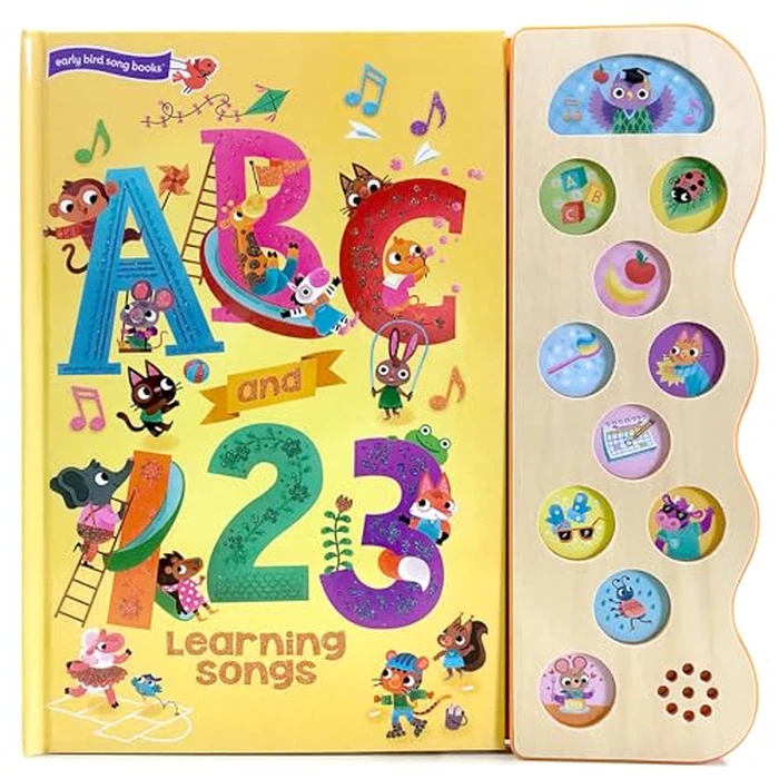 ABC & 123 Learning Songs: Interactive Children's Sound Book (11 Button Sound) by Cottage Door Press - Used - Acceptable condition