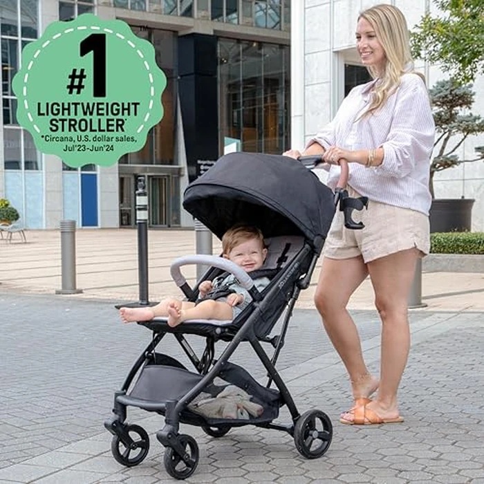 Ingenuity 3Dquickclose CS+ Compact Fold Stroller - Lightweight Stroller with Oversized Canopy, Extra-Large Storage and Compact Fold by Summer Infant - Image 7