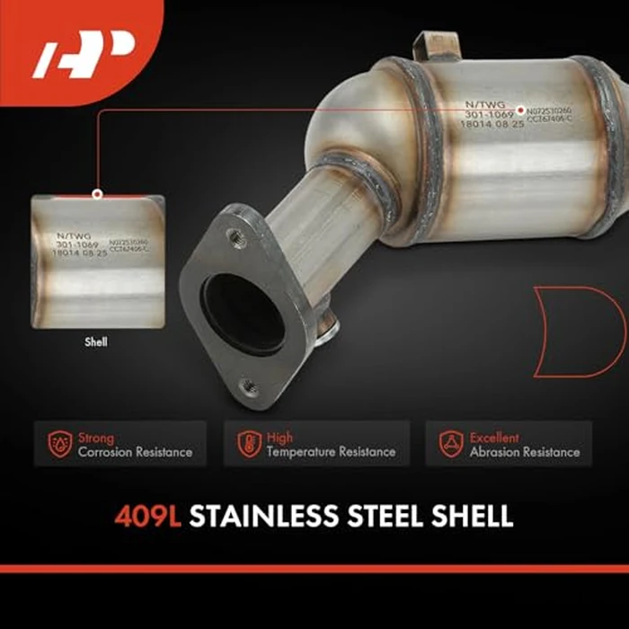 A-Premium Front Exhaust Manifold Catalytic Converter with Gasket Kit Direct-Fit Compatible with Chevrolet Traverse 2018-2023, Traverse Limited 2024 & Buick Enclave 2018-2024, 3.6L, E.P.A. Compliant by A-Premium - Image 5