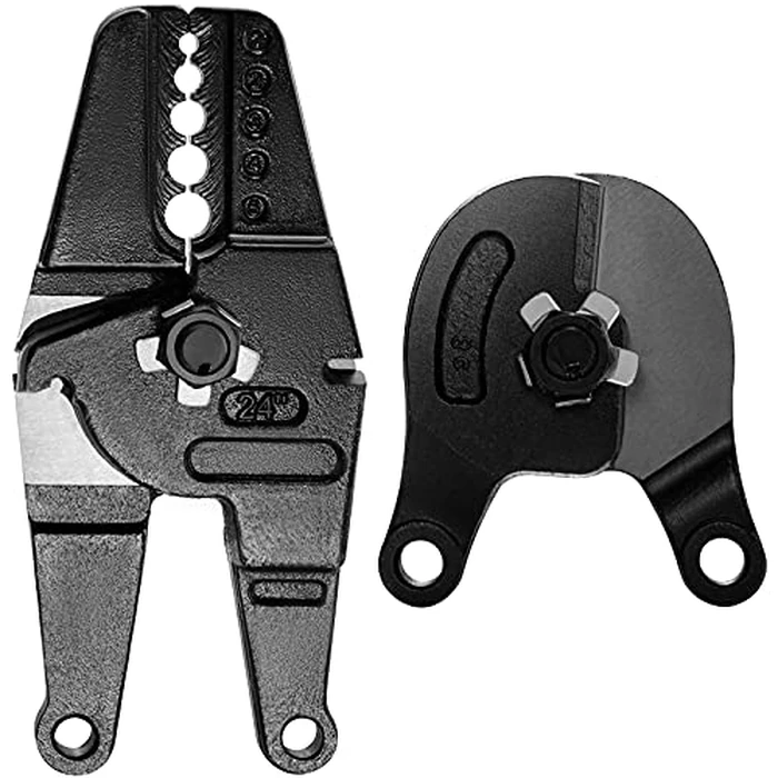 VEVOR Bench Swager Tool 24" Wire Rope Swaging Tool w/Crimper Cable Bolt Cutter Head Bench Crimper 1/16"-3/16" Aluminum/Copper Sleeves Bench Cable Alloy Steel Crimper Swager for1/2" Wire Rope Ferrules by VEVOR - Image 9
