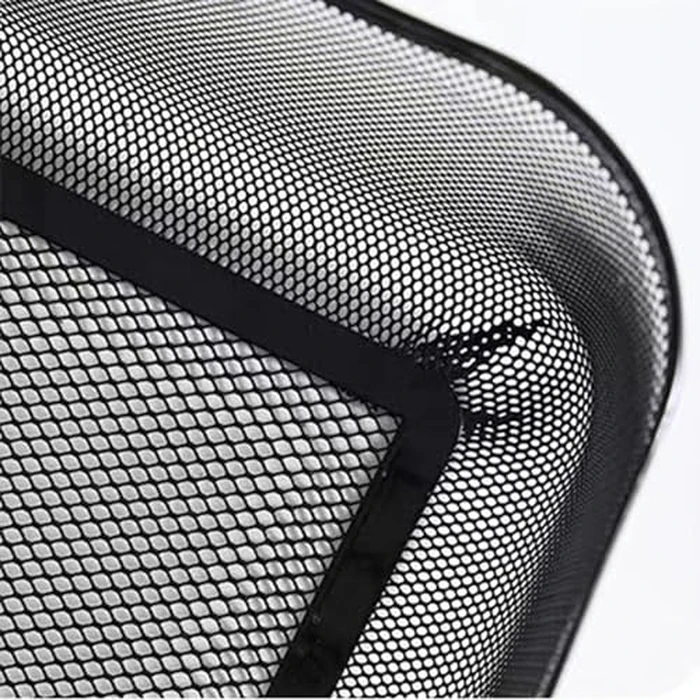 AJIODA Metal Mesh Steel Baskets, Household Wire Storage Organizer Bin Garden Harvest Basket Multi-functional Fruit Baskets with Handles for Kitchen Bathroom Picnic Shopping Decor Cabinet Home, Black by AJIODA - Image 4