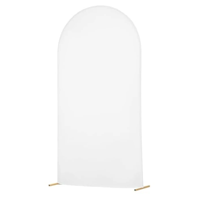 VEVOR Arch Backdrop Stand, 7.2 x 4 ft, Stable Structure, Easy Assembly, 1 Set Gold Metal Arch Backdrop Stand with Cover for Wedding, Birthday Party, Holiday Celebration, and Ceremony Decoration by VEVOR - Image 3
