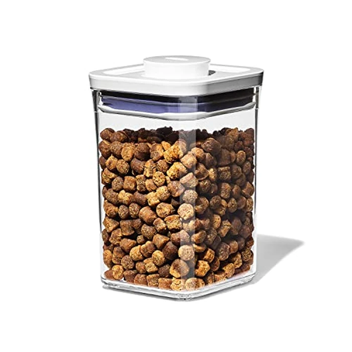 OXO Good Grips Pet POP - 1.1 Qt/1 L | Ideal for up to 1lb of treats | Airtight Dog and Cat Food Storage Container | BPA Free by OXO - Used - Very Good condition