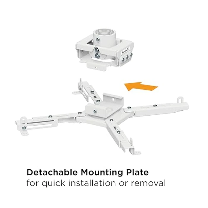 QualGear QG-PRO-PM-50-W Pro-AV Mount for 1.5" Npt Threaded Pipe Accessory by QualGear - Image 3