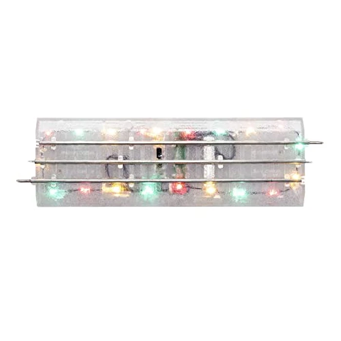 Lionel Lighted FasTrack Electric O Gauge, 10" Straight Track, Pack of 4 by Lionel - Used - Like New condition - US$56.73