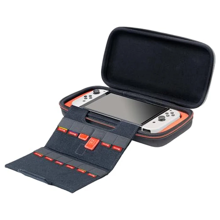R.D.S. INDUSTRIES, INC. - Game Traveler Deluxe Licensed Travel Case for Nintendo Switch, Nintendo Switch 2, OLED, Black Small (NS241) by RDS Industries, Inc - Image 4