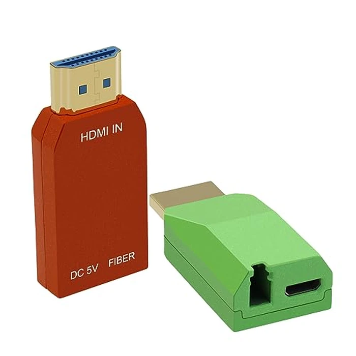 E-link Mini 4K HDMI Fiber Extender to Fiber Converter,Mini 4K/30Hz HDMI Over Single-Core Multimode Extender Up to 300m, OM3 Multi-Mode by E-link - Used - Like New condition