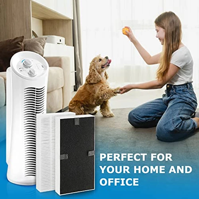 4 Pack FRF102B Replacement Filter for Febreze Air purifier, Dual Action HEPA-Type FRF102B, Models FHT170, FHT180, FHT190 and fit for Honeywell HEPAClean U Filter HRF201B, Part #HHT270W & HHT290 by iSingo - Image 6