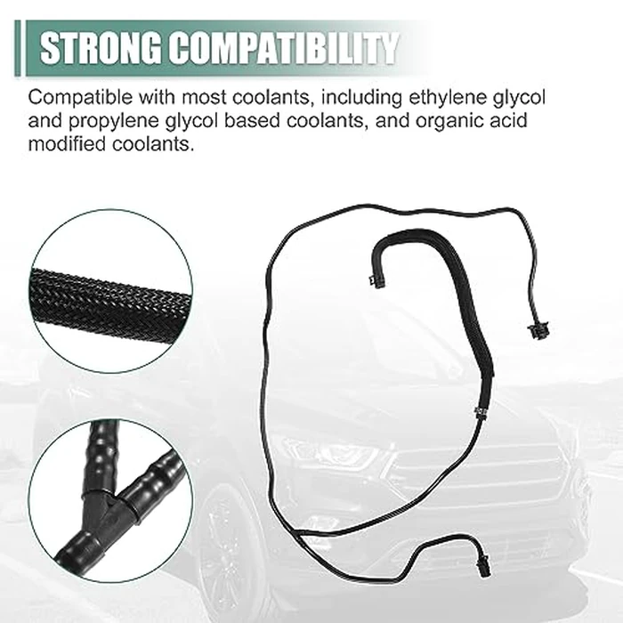 X AUTOHAUX Engine Coolant Overflow Hose for ford escape 1.6L 2013-2016 For Ford Transit Connect 1.6L Radiator Hose BV6Z-8B081-A BV6Z-8B081-B GV6Z-8B081-K by X AUTOHAUX - Image 4