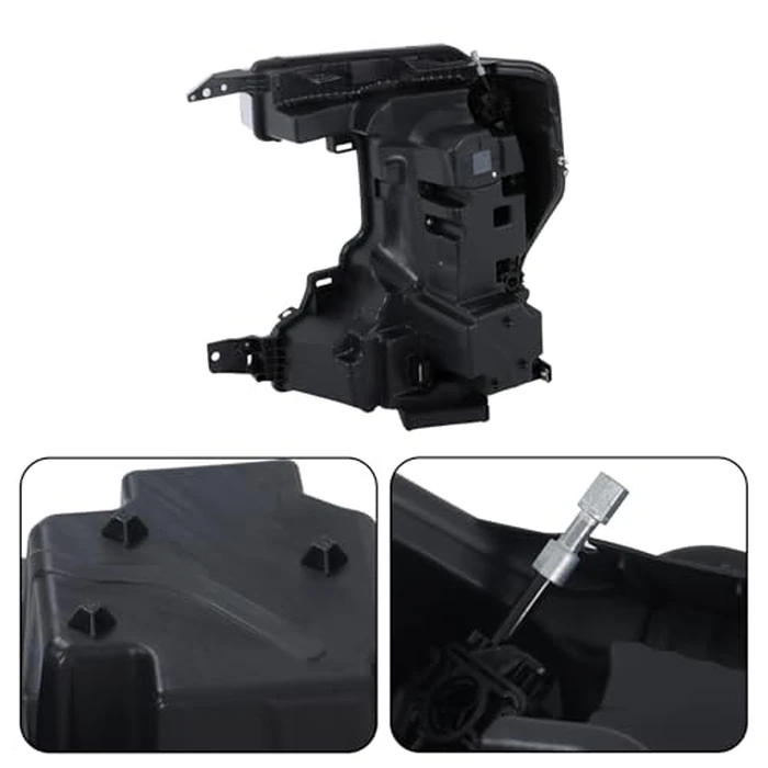 labwork 2PCS Headlights Assembly Chrome Housing Replacement for F250 F350 2020-2022 w/o Sport Package Driver Side and Passenger Side LH RH LC3Z13008L LC3Z13008M by labwork - Image 3