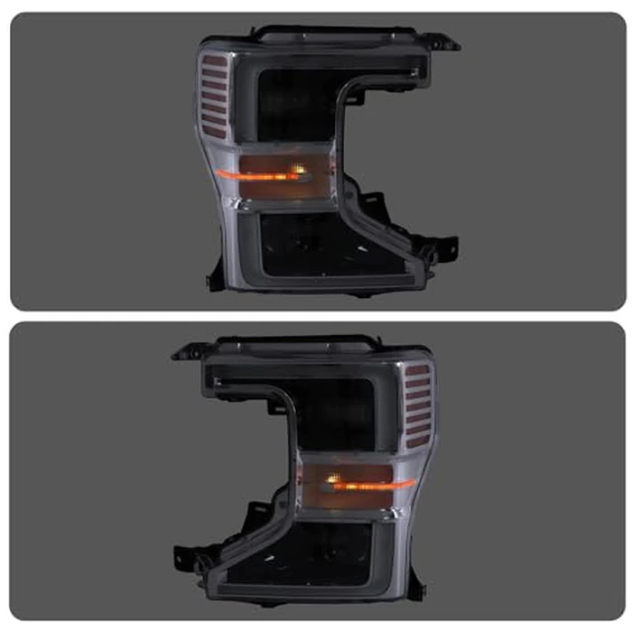 labwork 2PCS Headlights Assembly Chrome Housing Replacement for F250 F350 2020-2022 w/o Sport Package Driver Side and Passenger Side LH RH LC3Z13008L LC3Z13008M by labwork - Image 5