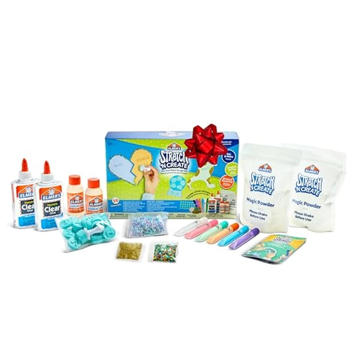 Elmer’s Stretch 'N Create Dough Kit, 3 Ways to Play, Personalization Kit, 16 Piece Kit - Kids Activity, Creative Fun, Arts & Crafts by Elmer's - Used - Like New condition