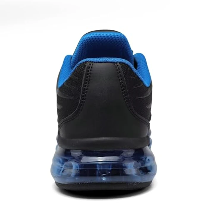 Men's Air Running Shoes Non Slip Workout Casual Sport Shoes for Men Basketball Sneakers Fashion Tennis Sport Fitness Cross Trainers Black/Blue by Srenket - Image 4
