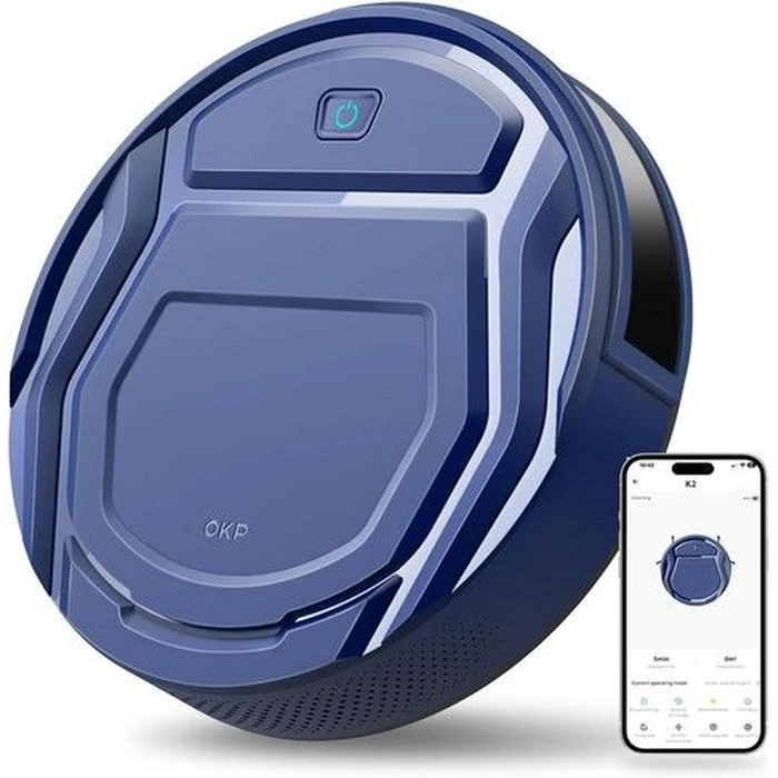 OKP Life K2 Robot Vacuum Cleaner - Blue by OKP - Refurbished - Excellent condition