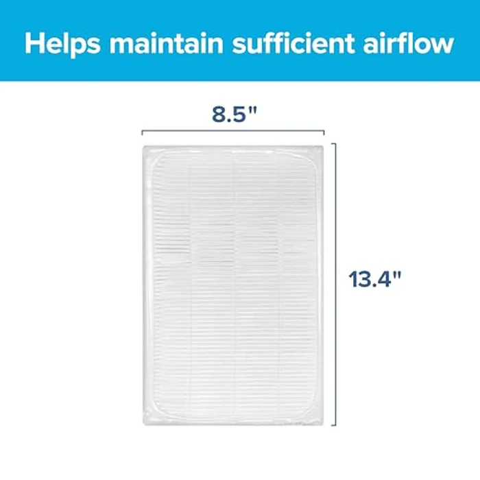 Filtrete F2 Room Air Purifier Filter, True HEPA Premium Allergen, Bacteria, and Virus, 13 in. x 8.2 in., 2-Pack, works with devices: FAP-C02, FAP-C03, FAP-SC02, and FAP-T03 by Filtrete - Image 2