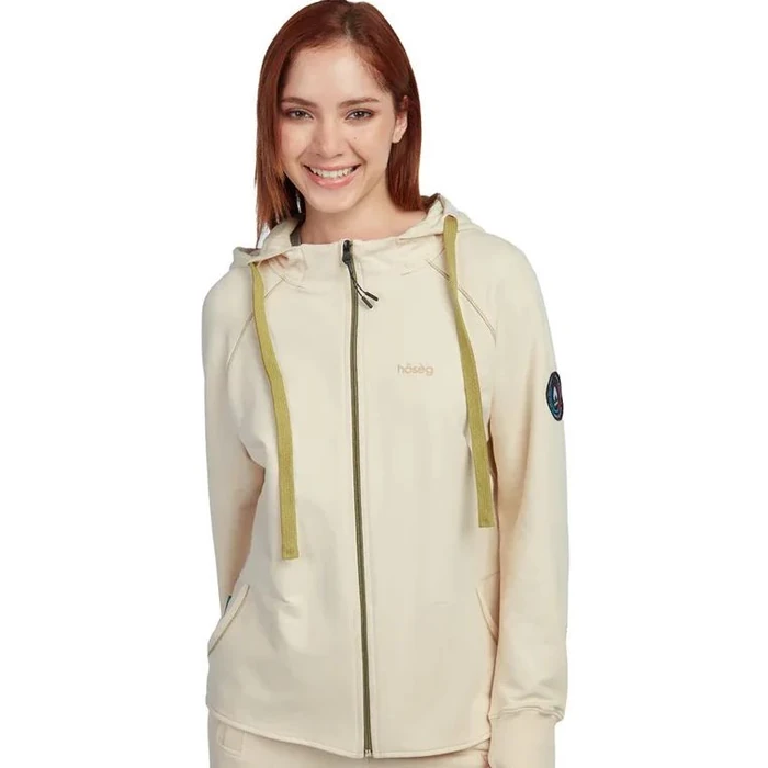 Hoseg Women's Full Zip Hoodie (L) - Artic Wolf by Hoseg - Refurbished - Brand New condition