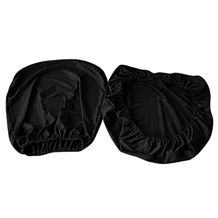 MIFXIN Computer Office Chair Cover 2 Piece Stretchable Rotating Armchair Slipcover Removable Washable Swivel Office Chair Protector Covers, NO Chair (Black) by MIFXIN - Image 2