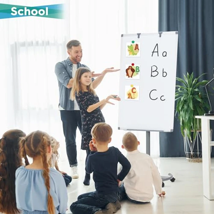 MAKELLO Mobile Whiteboard on Wheels for Office School Home, Adjustable Height, 36X24 inches by MAKELLO - Image 5