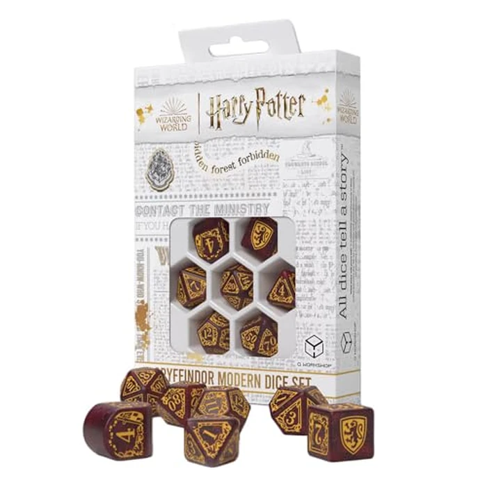 Harry Potter Gryffindor Modern Dice Red by Q Workshop - Used - Like New condition - US$15.39