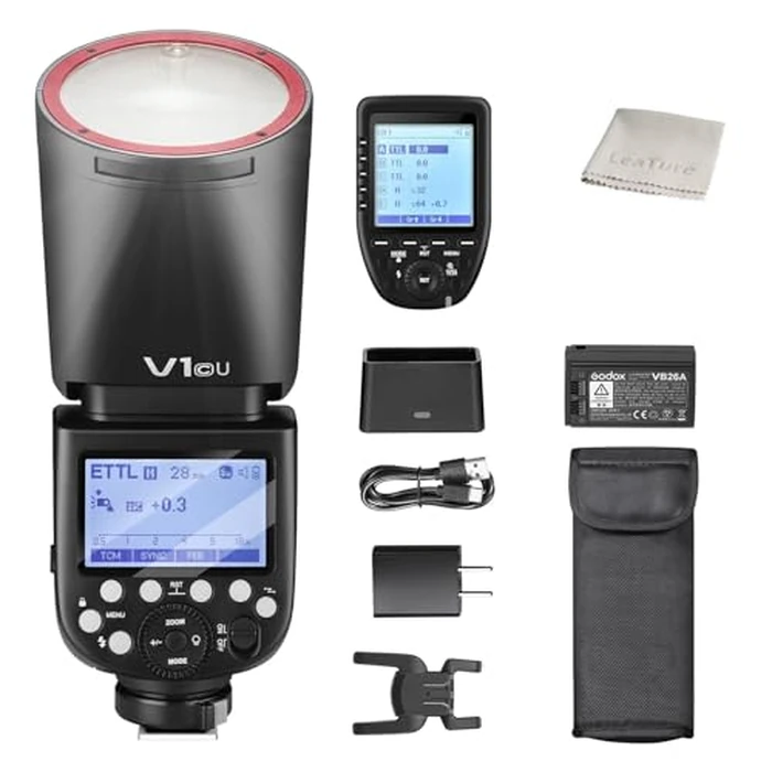 Godox V1-C & XPro-C Complete Wireless TTL System for Canon, On-Camera Flash and Off-Camera Trigger Combo, 2.4G Remote Control with Full TTL Function by GODOX - Used - Like New condition - US$249.40