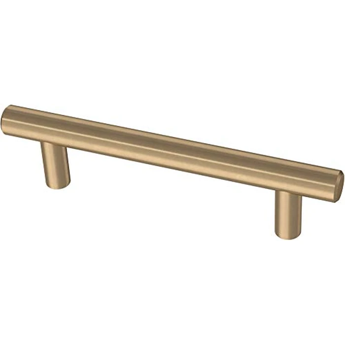 Franklin Brass Solid Bar (10-Pack) Cabinet Handles 3-3/4" Hole Center Modern Pulls | Champagne Bronze Hardware Kitchen Door, Drawers, Dressers, Furniture BAR096Z-CZ-B by Franklin Brass - Image 1