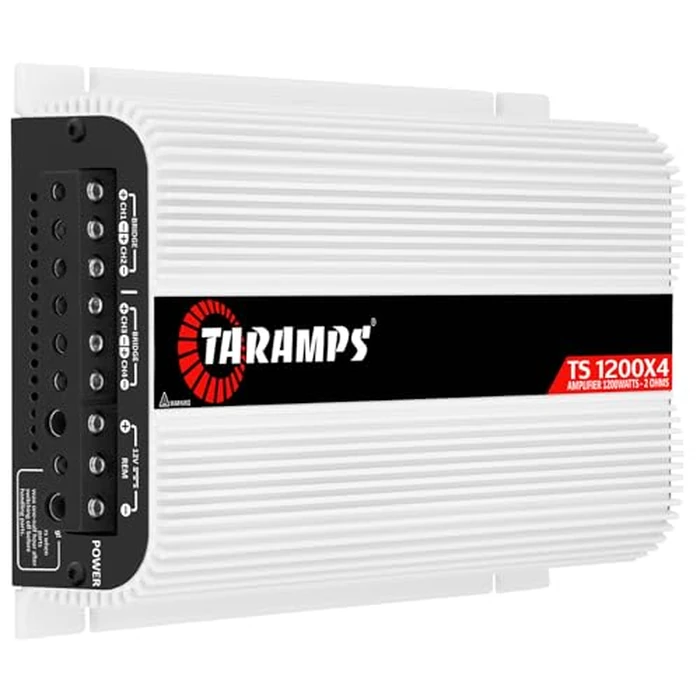 Taramps TS 1200x4 Amplifier Car Audio 1200W RMS 2 Ohms 4 Channels 2 Bridged Channels, Full Range Crossover Fixed RCA/Wire Input - Multichannel Class D by Taramp's - Image 2