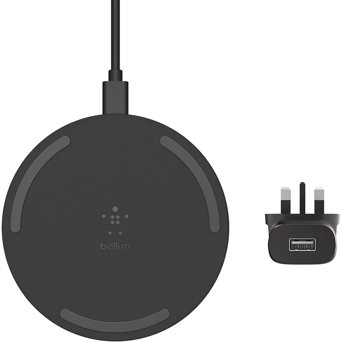 Belkin BoostCharge Fast Wireless Charging Pad 10w (F5Z093) - Black by Belkin - Refurbished - Excellent condition - US$18.44