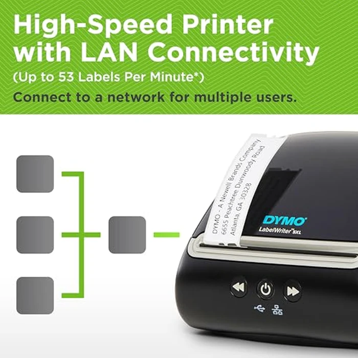 DYMO LabelWriter 5XL Label Printer Bundle Prints Extra-Wide ShippingLabels (UPS USPS) from Amazon Ebay and More Perfect for Ecommerce Sellers Includes 5 Extra-Large Shipping Labels (1100 Total) by DYMO - Image 7