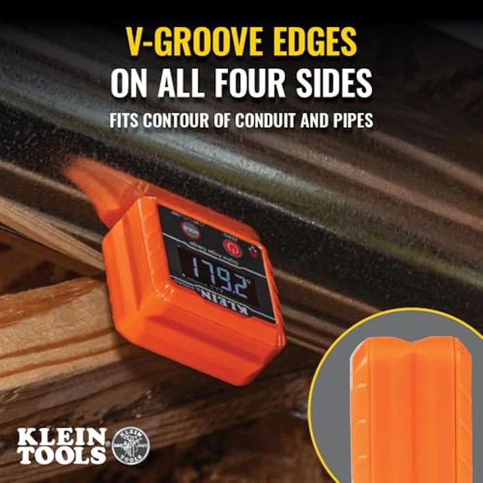 Klein Tools 935DAG Digital Electronic Level and Angle Gauge, Measures 0 - 90 and 0 - 180 Degree Ranges, Measures and Sets Angles by KLEIN TOOLS - Image 6