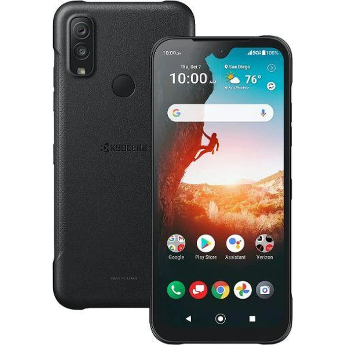 Kyocera DuraSport 5G UW - 64GB - Black - Verizon by Kyocera - Refurbished - Acceptable condition - US$112.64