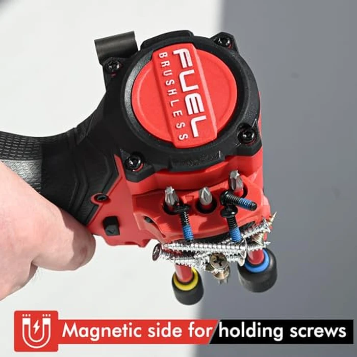 Magnetic Bit Holder for Milwaukee M12 GEN3 Impact Driver, Tool Holder with Two Screws, Red by TMEDW - Image 5