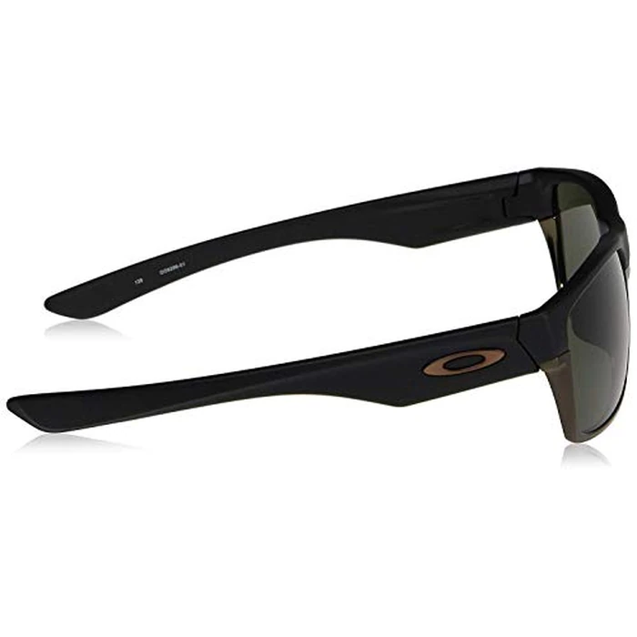 Oakley Men's OO9256 TwoFace Low Bridge Fit Rectangular Sunglasses, Matte Black/Dark Grey, 60 mm by Oakley - Image 3