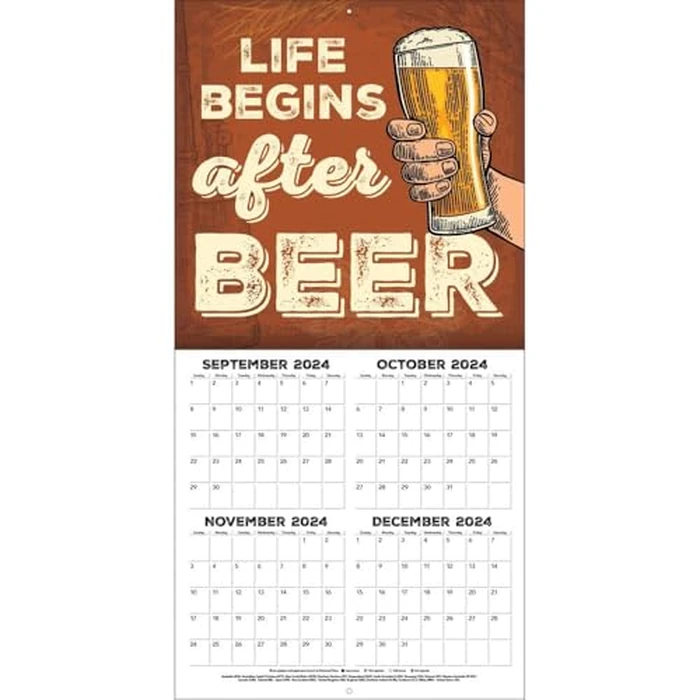 TURNER PHOTOGRAPHIC Beer 12x12 Photo Wall Calendar (25998940098) by Turner Licensing - Image 3