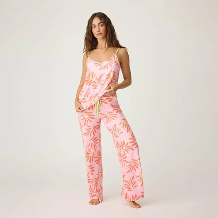 P.J. Salvage Women's Electric Summer Collection Cami, Pink Melon, Small by PJ Salvage - Image 3