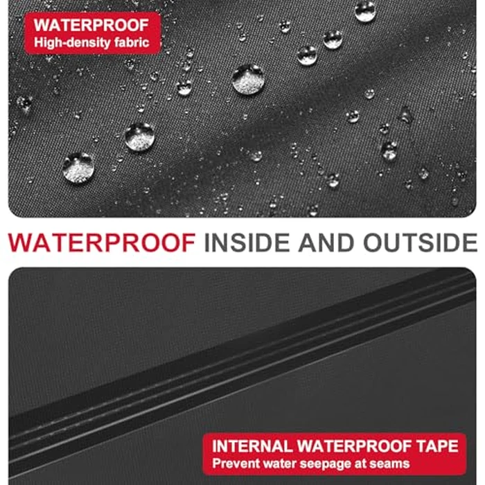 Tunansx 30 inch Grill Cover for Weber 210 Series Gas Grills,600D Heavy Duty BBQ Cover, Waterproof, Weather Resistant, UV and Fade Resistant, Compared to Weber 7105 (NOT Fit for Spirit II E-210) by Tunansx - Image 4