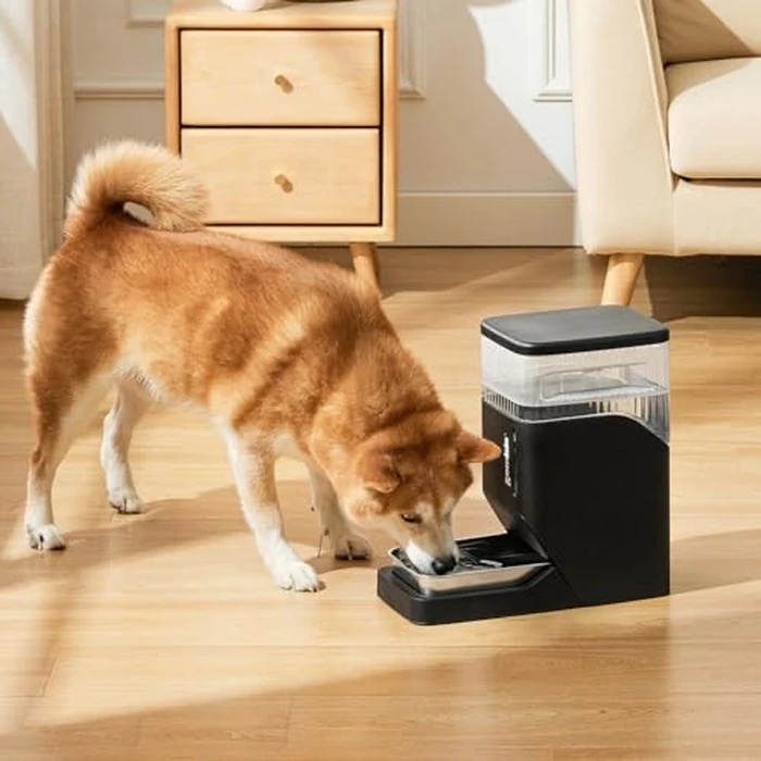 ZOMISIA Automatic Dog Water Dispenser 8L with Stainless Steel Bowl, Gravity Large Capacity Water Bowl for Dogs, 2 Gallon Pet Waterer 100% BPA Free, Black by ZOMISIA - Image 7