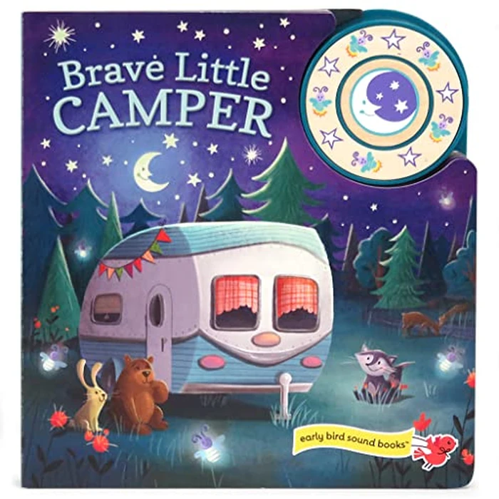 Brave Little Camper Interactive Baby & Toddler Early Bird Sound Book for Little Campers by Cottage Door Press - Used - Acceptable condition