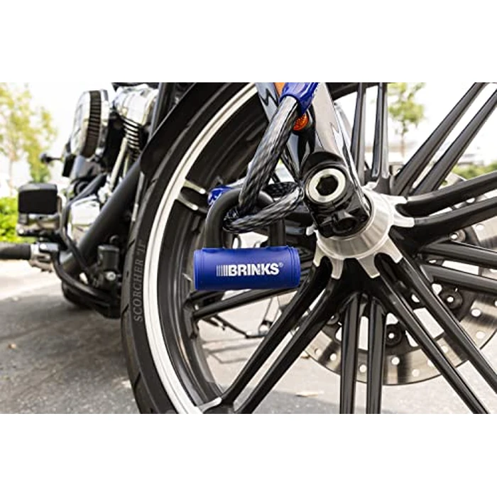 BRINKS - 3 7/8” Mini U-Bar Lock - Weather Resistant and Pick Resistant Bike Lock, Blue by BRINKS - Image 5
