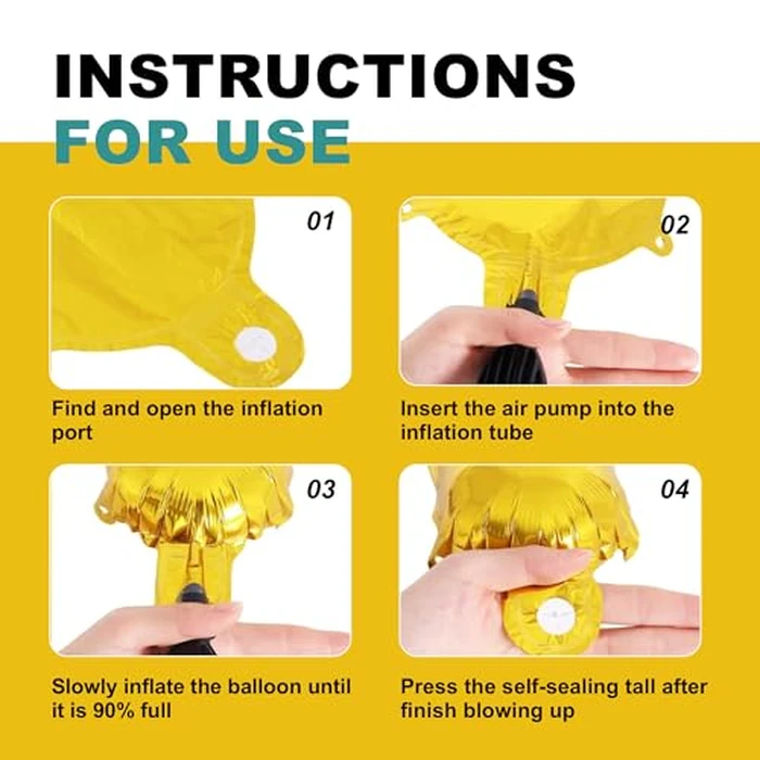 Jolixiraz 58 PCS Letter Balloons Alphabet Letters 2 Sets A- Z & 1 Sets AEIOU 16 - Inch Mylar Foil Balloons Set for Wedding/Birthdays/Annivs/Grads party Decoration Banner Custom Phrase (black) by Jolixiraz - Image 5