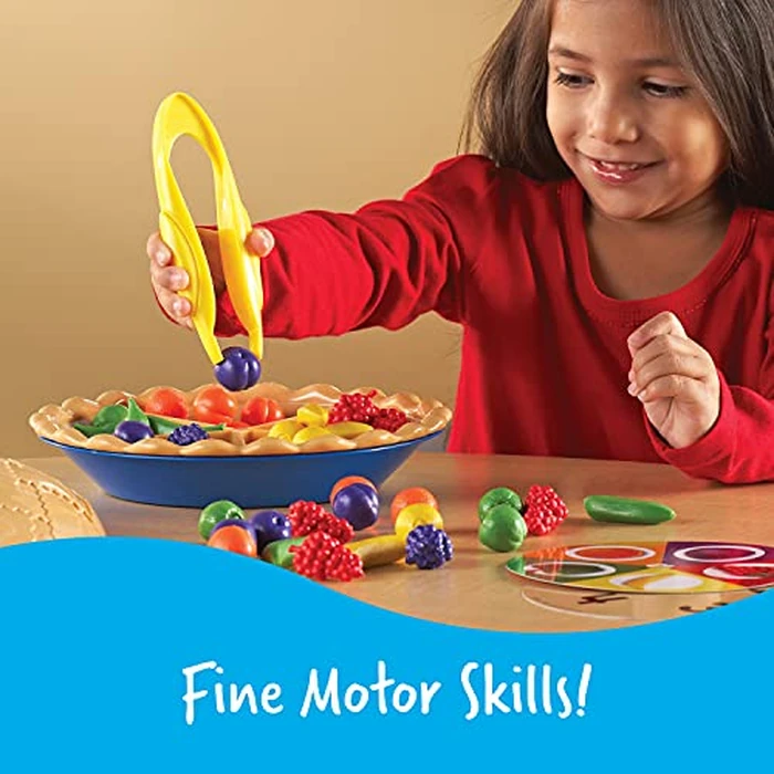 Learning Resources Super Sorting Pie - Sorting and Matching, Fine Motor Skills, Food Toys, Color Recognition, Counting Game, Preschool, Toddler Math Manipulatives, Gifts for Boys and Girls by Learning Resources - Image 4