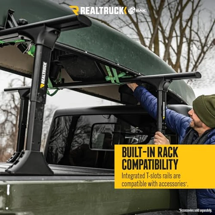 RealTruck BAK MX4 TS Hard Folding Truck Bed Tonneau Cover | 449227TS | Fits 2019-2025 RAM 1500 (New Body Style) w/o RamBox, w/o Multifunction Tailgate 5' 7" Bed (68.4") by RealTruck - Image 4
