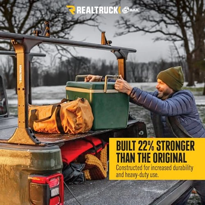 RealTruck BAK MX4 TS Hard Folding Truck Bed Tonneau Cover | 449227TS | Fits 2019-2025 RAM 1500 (New Body Style) w/o RamBox, w/o Multifunction Tailgate 5' 7" Bed (68.4") by RealTruck - Image 6