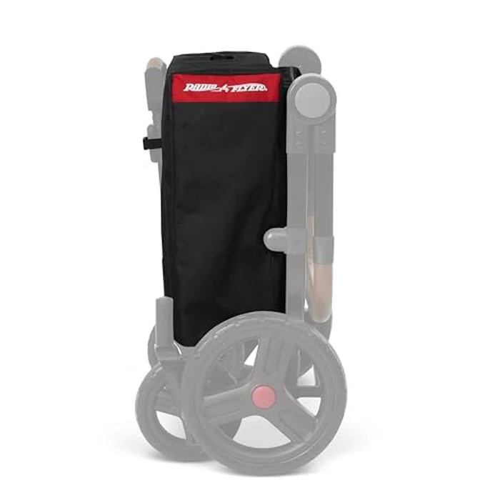 Radio Flyer Atlas Stroll 'N Wagon Travel Cover with Storage Pocket, Black, Stroller Travel Bag with Comfort Grip Handles, Compatible with Atlas Stroll 'N Wagon Models, Essential Stroller Accessories by Radio Flyer - Used - Very Good condition - US$21.83