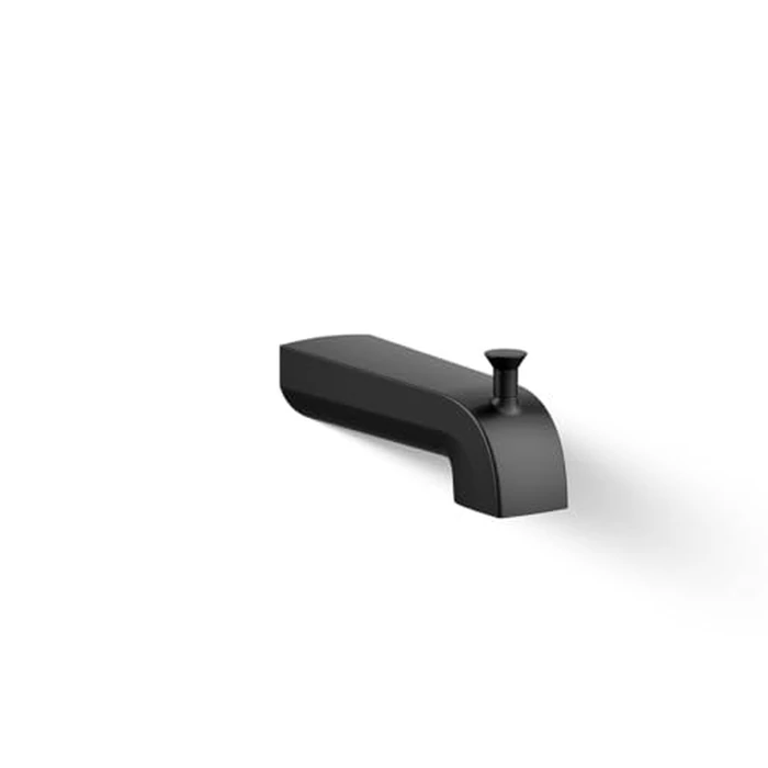 KOHLER K-97089-BL Pitch Bath spout, Matte Black by Kohler - Image 1