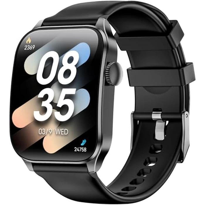 Curve Smart Watch for Men Women, 1.91" Smartwatches with 120+ Sport Modes, Fitness Tracker with Bluetooth Call, Waterproof Activity Tracker Smartwatch for iOS Android Phones by Haulvean - Used - Good condition - CA$40.06