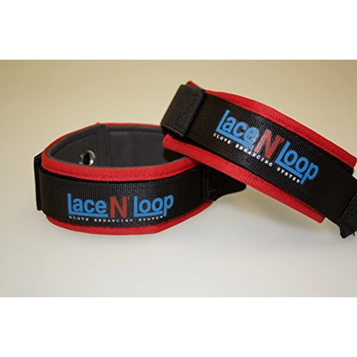 Lace N Loop Straps (Pair) (Red & Black) by Lace N Loop - Image 1
